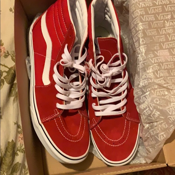 red vans size 2